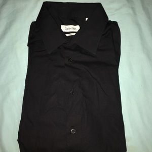 Calvin Klein Black Dress Shirt